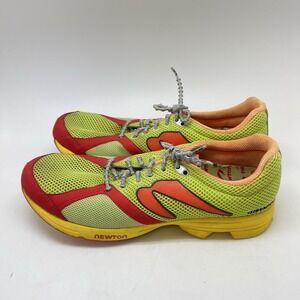 Newton Sneakers 11.5 Mens Distance 000513 Yellow‎ Red Running Athletic Shoes